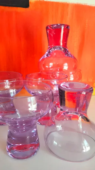 6 coppe Alessandrite anni 70 vintage