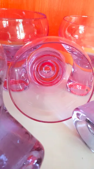 6 coppe Alessandrite anni 70 vintage