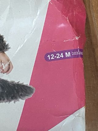 Disfraz Lobo Bebé 12-24 Meses