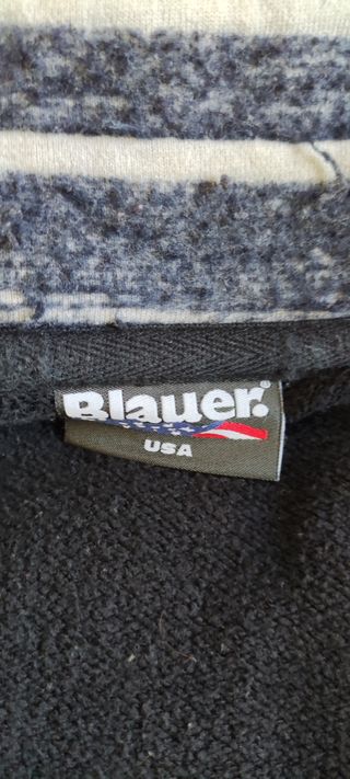 Felpa Blauer nera Taglia M