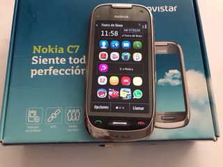 Nokia C7 Plata y Negro