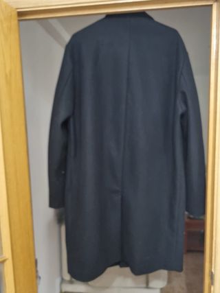 Abrigo paño ZARA XL Negro Hombre