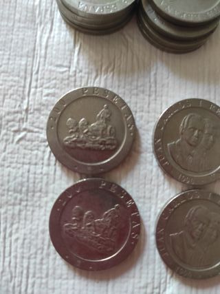 Monedas 200 Pesetas Juan Carlos I (Lote)