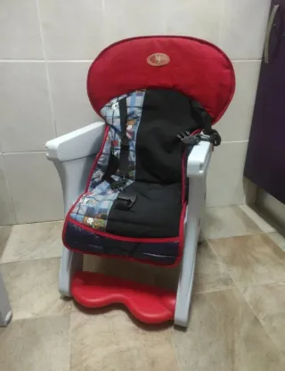 Trona Pupitre MS Roja y Gris