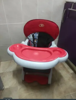 Trona Pupitre MS Roja y Gris