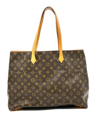 Louis Vuitton Cabas Bolso Marrón Dorado