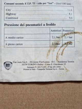 Lancia Delta HF INTEGRALE 16v Uso e Manutenzione