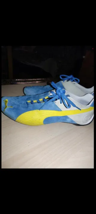 Zapatillas Puma Talla 43 Azul y Amarillo