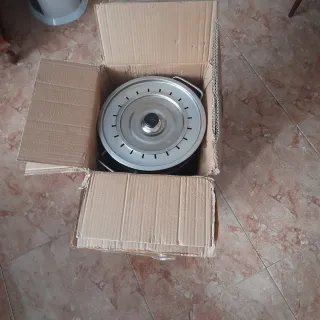 Set per barbecue e affumicatore in alluminio usato 2 volte