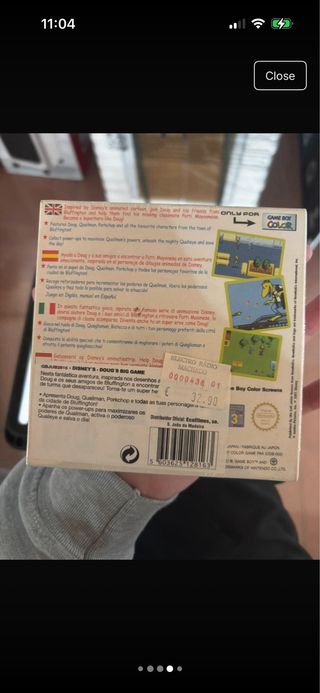 Doug's Big Game Game Boy Color Nintendo