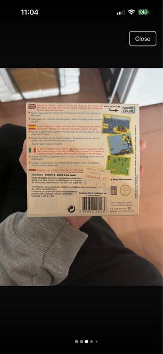 Doug's Big Game Game Boy Color Nintendo