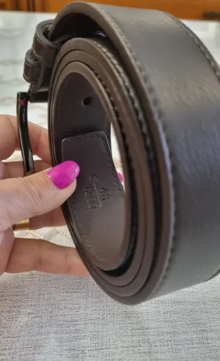 Cinturón de cuero genuino para hombre