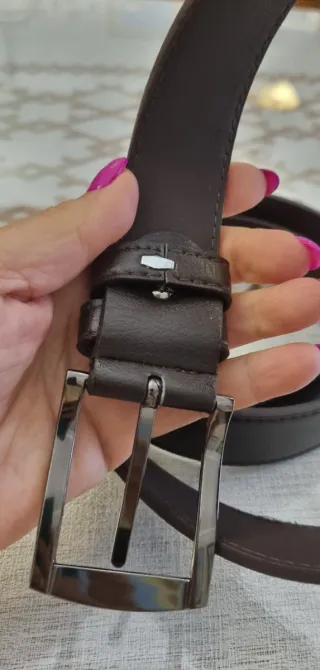 Cinturón de cuero genuino para hombre