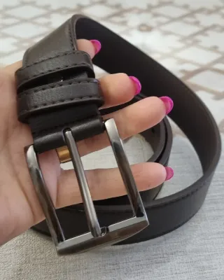 Cinturón de cuero genuino para hombre