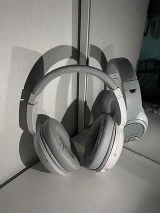 Cascos Gaming Mars Gaming RGB Blanco + Soporte