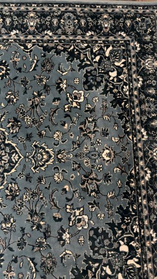 Alfombra Persa Azul y Gris