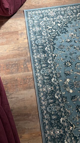 Alfombra Persa Azul y Gris