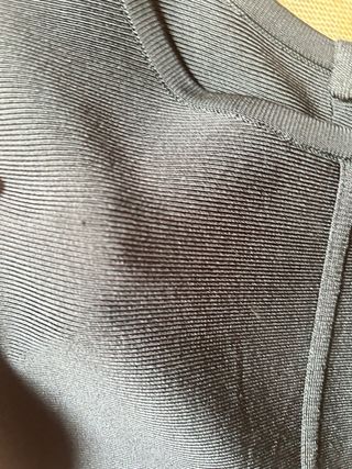 Vestido Uterque bondage verde