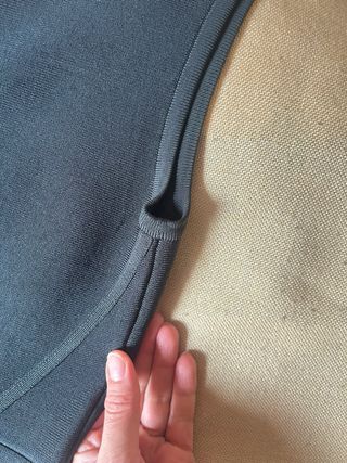 Vestido Uterque bondage verde