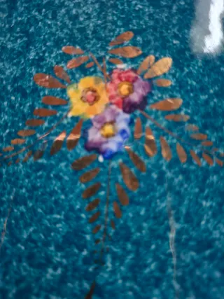 5 Piatti in Ceramica dipinta