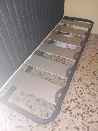 Colchón y somier de lamas 90x190