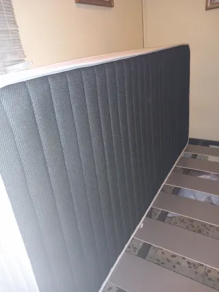 Colchón y somier de lamas 90x190