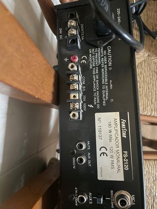 Amplificador Fonestar antiguo