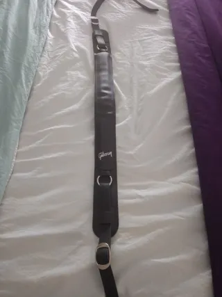 Correa de Guitarra Gibson Negra