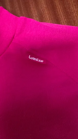 Camiseta térmica rosa manga larga