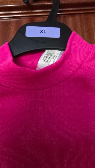 Camiseta térmica rosa manga larga