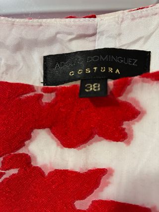 Vestido Adolfo Dominguez Talla S Estampado