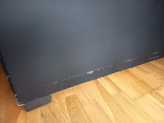 Sofá chaise longue burdeos tela y polipiel