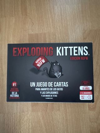 Exploding Kittens Edición NSFW Juego Cartas