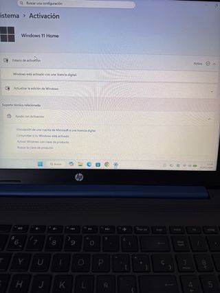 Portátil HP 15 Negro y Azul