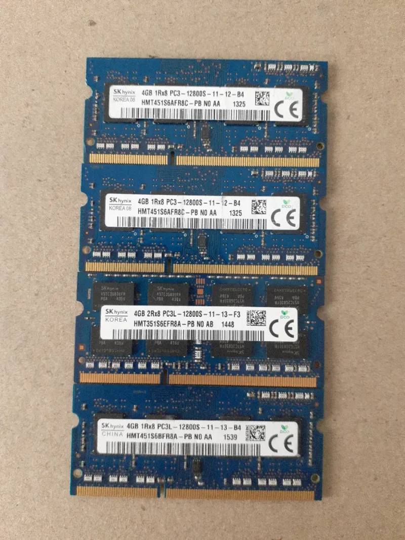 4x 4GB SK hynix 1600MHz DDR3 RAM