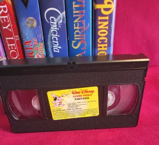 Lote 8 Películas VHS Disney Clásicos Español