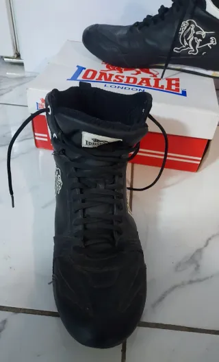 Zapatillas Boxeo Lonsdale Negras y Blancas