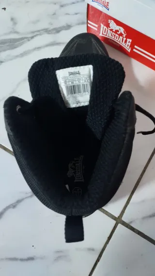 Zapatillas Boxeo Lonsdale Negras y Blancas