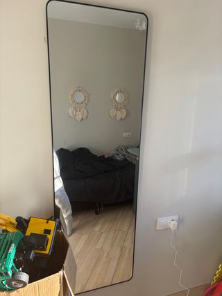 Espejo de pared negro