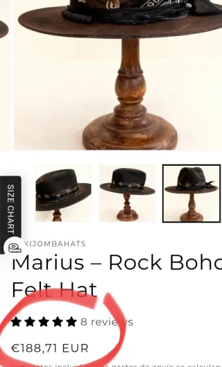 Sombrero Fedora Pokijomba Hats Negro