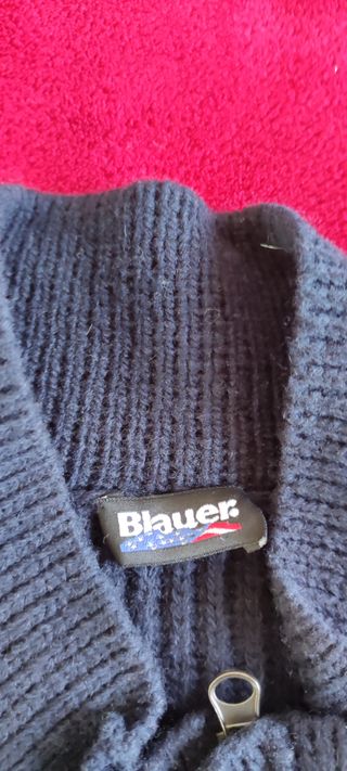Cardigan Blauer Uomo Blu Taglia L
