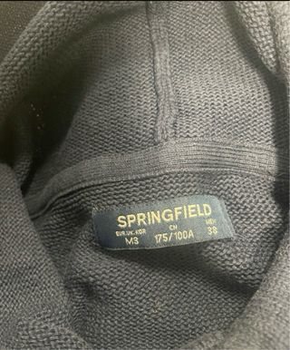 Sudadera Springfield Azul Marino con M