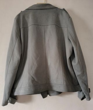 Chaqueta de entretiempo gris mujer