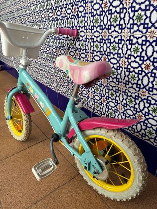 Bicicleta Peppa Pig 12 Azul y Rosa