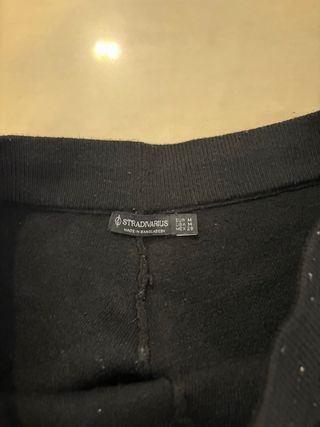 Pantalones negros de campana