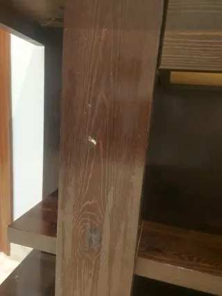 Mueble de entrada wengué para restaurar