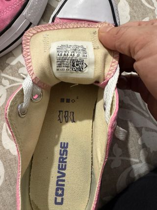 Converse Rosadas Talla 37