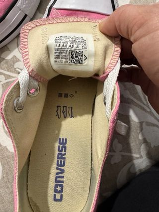 Converse Rosadas Talla 37