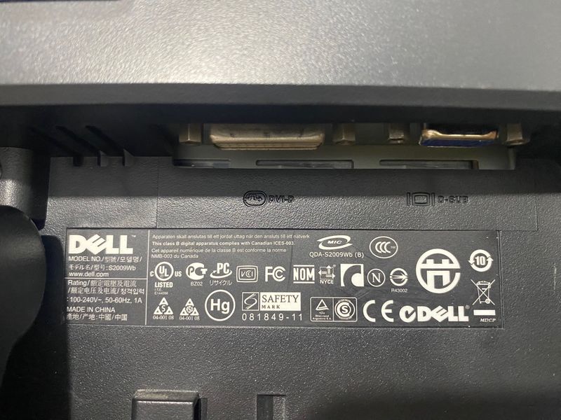 Monitor Dell Negro afbeelding 2