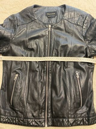 Cazadora Piel Massimo Dutti Talla M
